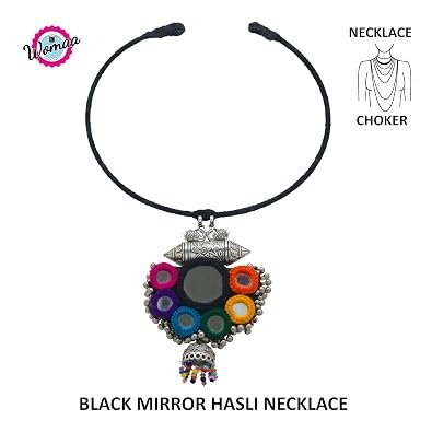black mirror hasli necklace set 02 black mirror hasli necklace set 02