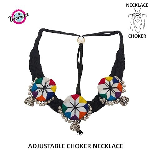 braided pattern black choker set 02 braided pattern black choker set 02