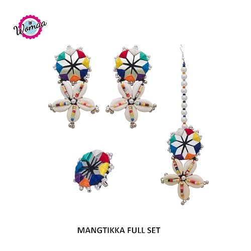 cowrie and multi mirror semi set 05 cowrie and multi mirror semi set 05