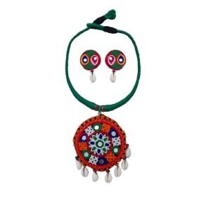 hasli patch work necklace set 01