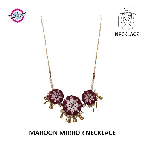 maroon fabric kundan jewellery set 02 maroon fabric kundan jewellery set 02