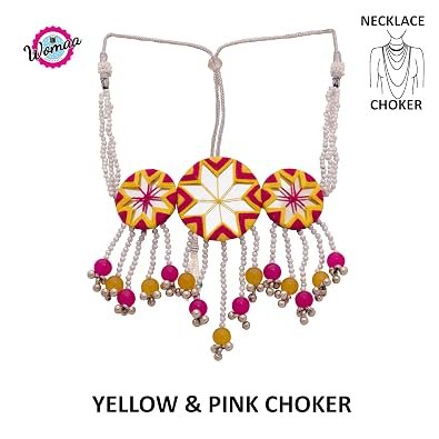 mirror work choker necklace set 03 mirror work choker necklace set 03