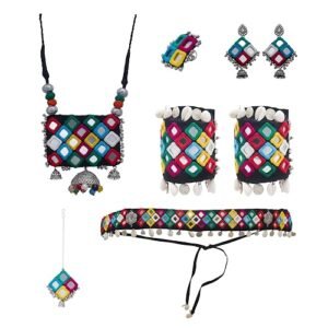 navratri handcrafted traditional full jewellery set 01